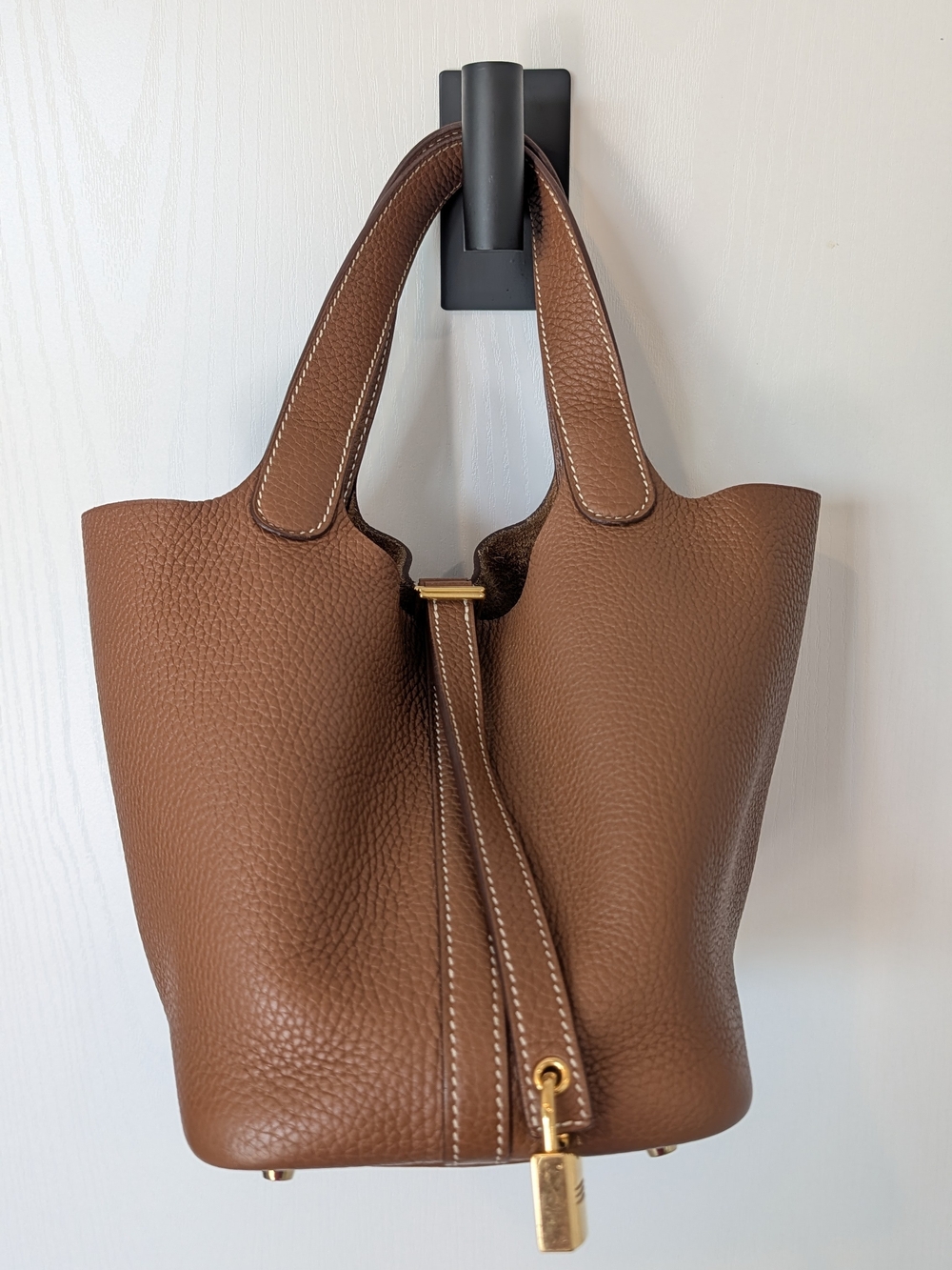 Hermes Picotin 18 Clemence Gold On Gold